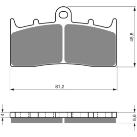 GOLDFREN Brake Pads 194 S3 Bmw