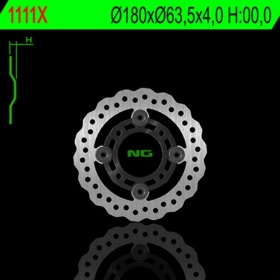 NG BRAKES 1111X Wave Floating Brake Disc KTM SX / XC 450-525 08-12