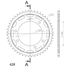 Supersprox / JT Rear sprocket 1134.48 48t