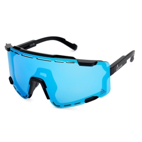 AMOQ Align Performance Sunglasses Black (Ice Blue Mirror)