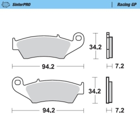 Moto-Master Brakepads  Aprilia/ Beta/ Gas Gas/ Honda/ Kawasaki/ Suzuki/ Yamaha