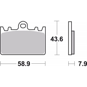 Brembo Brakepads Carbon-Ceramic Racing Front KAWASAKI