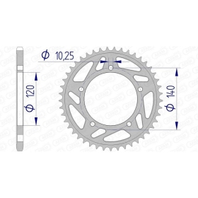 AFAM Aluminium Rear Sprocket 15605 - 520 SUZUKI GSR/GSX-R/SV 600-1000cc 2001-2016