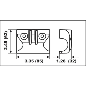 Perf anods Bracket Yamaha 40/50HP