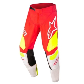 Alpinestars Pants Techstar Factory Red/White/Yellow 