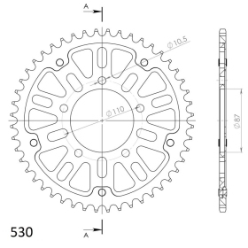 Supersprox Stealth Rear sprocket Gold 48t