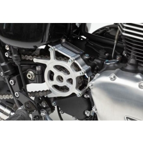 LSL Clubman Black Front Sprocket Guard TRIUMPH BONNEVILLE / SCRAMBLER / THRUXTON 800-865cc 2001-2018