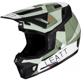Leatt 7.5 Cactus Motocross Helmet + Leatt 4.5 Velocity Iriz Goggles