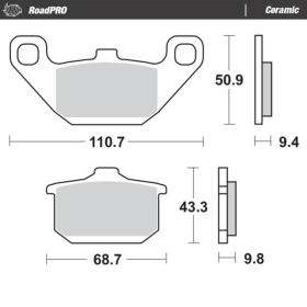 Moto-Master Brakepads Kawasaki