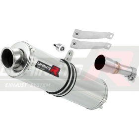 Exhaust silencer Dominator Round HYOSUNG GD 250 Exiv 2013->