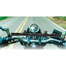 ATTACHMENT OF ADDITIONAL MOTORCYCLE ACCESSORIES UNIVERSAL (FASTENING ON MIRRORS)