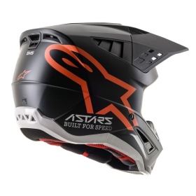 Alpinestars šalmas S-M5 Compass Juoda/Oranžinė