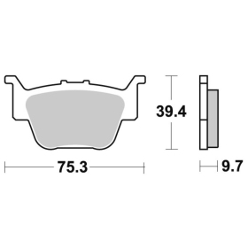 Sbs Brakepads 813SI Sintered Offroad HONDA