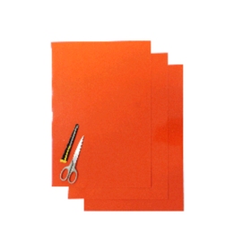 Blackbird Coloured sheet orange 47x33cm (3pcs)