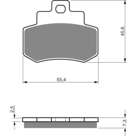 GOLDFREN Brake Pads 192 AD KYMCO GRAND DINK 