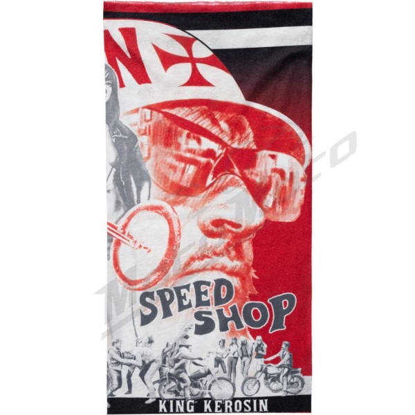 King Kerosin Red Baron Speed Shop Multifunctional Headwear - MotoMoto
