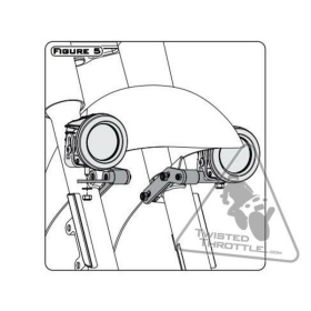 DENALI Light Mount Kawasaki Vulcan / Yamaha Star Cruisers 950-1900 2000-2017