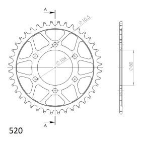 Supersprox Rear sprocket 478,43 43t