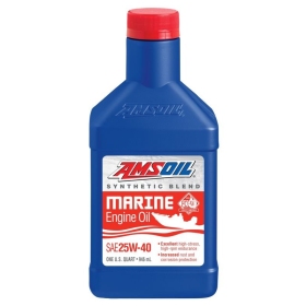 Amsoil 25W40 Synthetic-Blend Marine Engine Oil 946ml