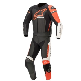 Alpinestars Leather suit GP Force Phantom V2 2 PCS Black/White/Fluo Red