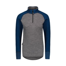 SVALA Merino Extreme Zip-Neck marškinėliai 