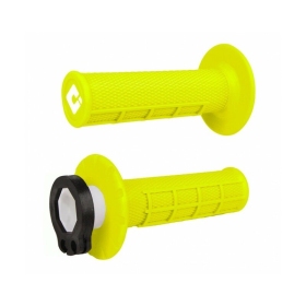 ODI Emig V2 Lock-on Grips Half Waffle rankenėlės geltonos