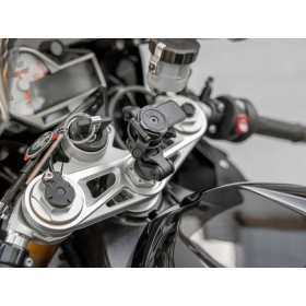 Quad Lock Pro telefono laikiklis ant motociklo šakės