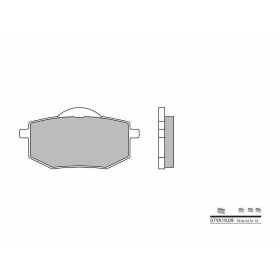 BREMBO Street Carbon Ceramic Brake pads ​​​​​​​front YAMAHA XV 250-535cc 1988-1995