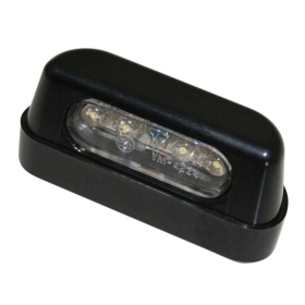 SHIN YO LED License Plate Light, ABS Black