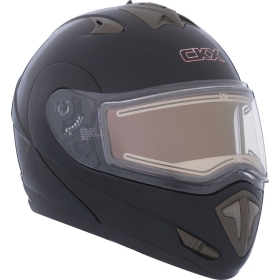 CKX TRANZ E Flip-Up Helmet Matt black (with heated visor)