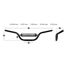 RENTHAL  Handlebar 802mm