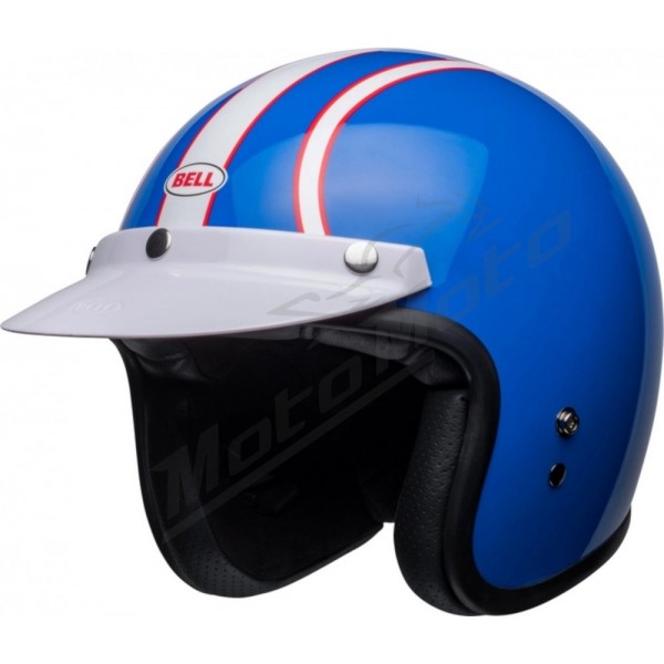 Bell Custom 500 Six Days Steve McQueen Open Face Helmet - MotoMoto