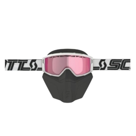 Scott Goggle Primal Safari Facemask white/black rose