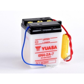 YUASA Battery Conventional without Acid Pack - 6N4-2A-7 6V 4.2Ah