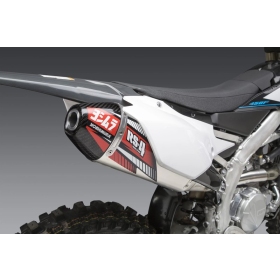 YOSHIMURA RS-4 Signature Series Muffler Aluminum/Carbon End Cap FANTIC XEF 450 YAMAHA WR / YZ 450 2018-2024 