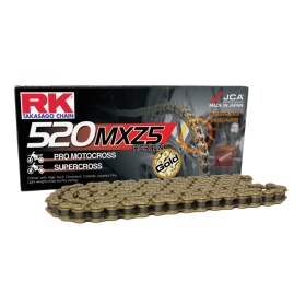 Chain RK Japan GB520MXZ5 Offroad Pro 96 links GOLD