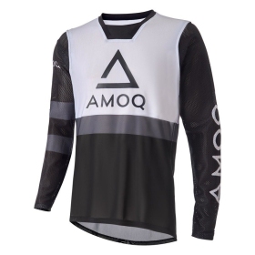 Off Road Jersey AMOQ Airline Mesh Black / White