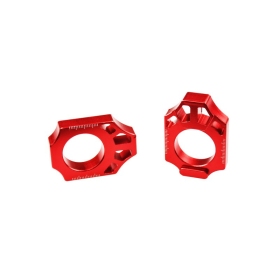 Scar axle blocks Honda Red