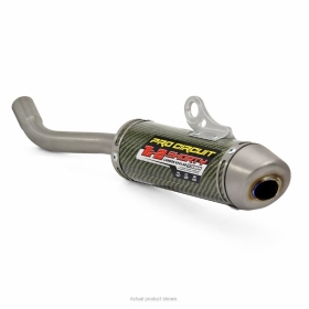 PRO CIRCUIT Ti-2 Muffler Carbon with Titanium Rear Cap for Yamaha YZ 125cc 2022-2024