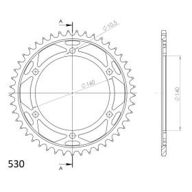 Supersprox Rear sprocket 502.48