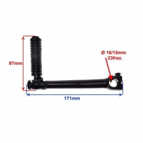 Užkūrimo kojelė ATV / KROSINIO / MOTOROLERIO XY140 4T 16mm dantračiui