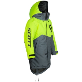 Scott Coat Warm-Up grey/neon yellow 