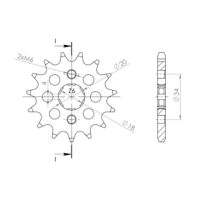 Supersprox / JT Front sprocket 259.16