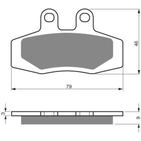 GOLDFREN Brake Pads 026 AD Ktm