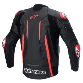 Alpinestars Leather jacket Fusion Black/Red