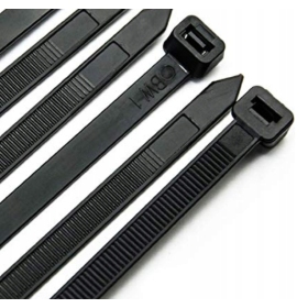 Polisport reusable zip tie (12pcs) 250 x 7,6mm Black