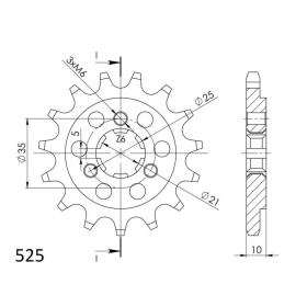 Supersprox / JT Front sprocket 1448.15