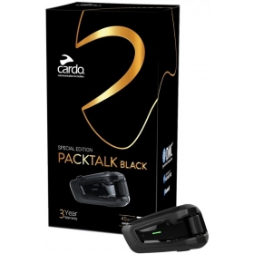 Cardo Packtalk Black Special Edition Communication System Single Pack
