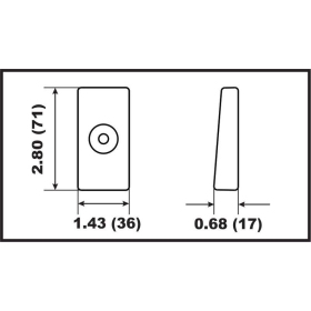 Perf anode Side Pocket Honda BF60-BF250 (2-pack)