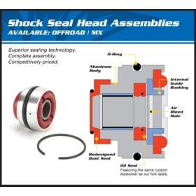 ALL BALLS Shock Absorber Rod Seal Honda CR80R 87-95/Kawasaki KX65 00-21/SUZUKI RM 65-85 80-05